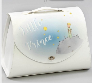 κουτι βαπτισης τσαντα δερματινη με θεμα μικρος πριγκιπας little prince
